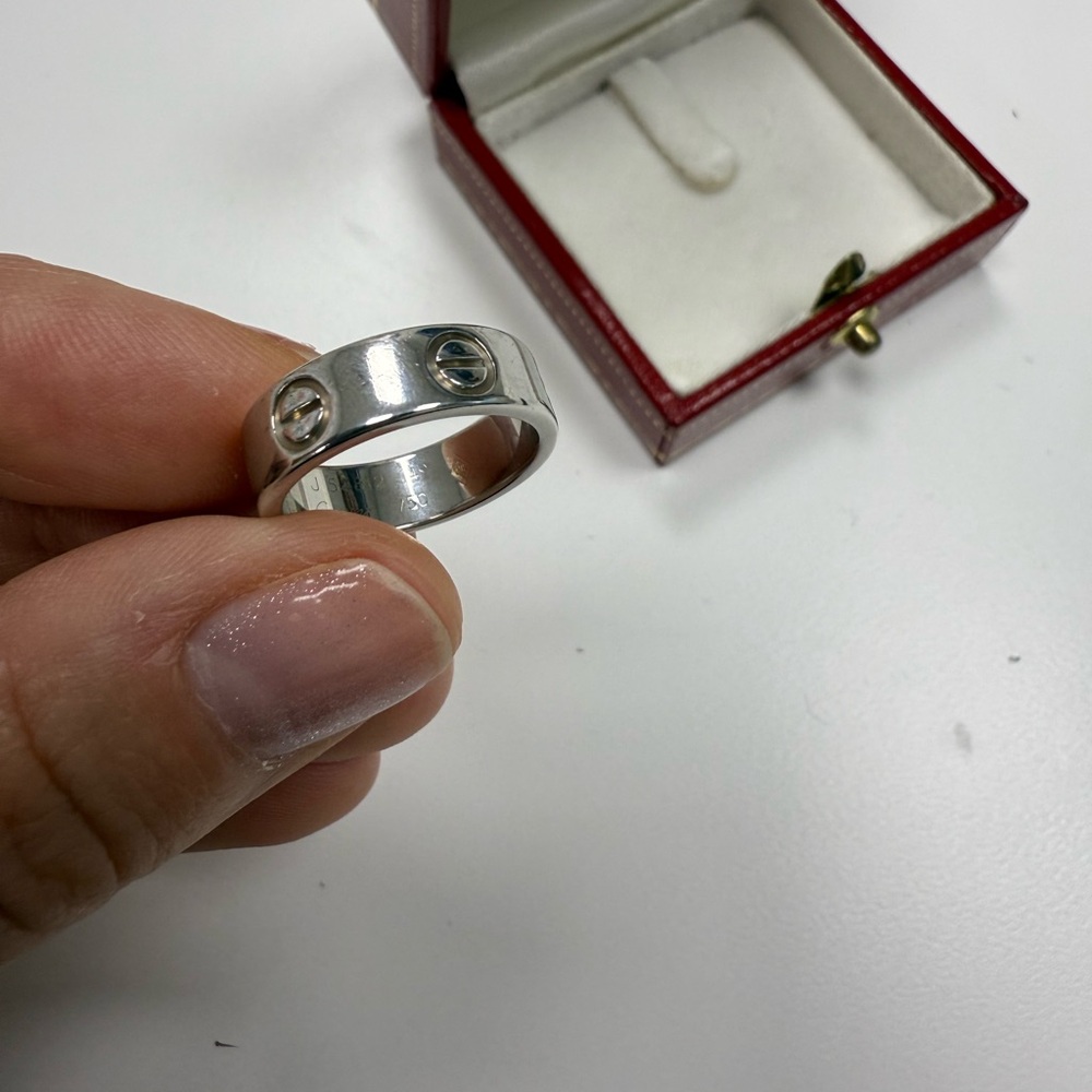 Cartier Love Ring in white gold size49